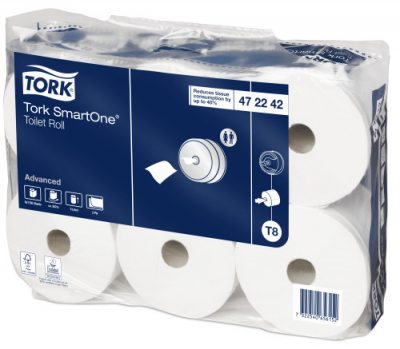 Tork SmartOne Toilet Roll 2ply (6 rolls)